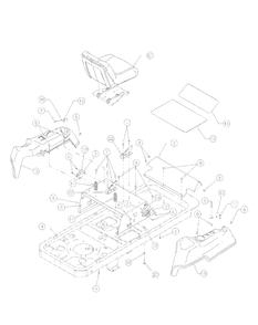 Console Diagram and Parts List for 17AA5AAG700 2008 Yard Machines Lawn Tractor